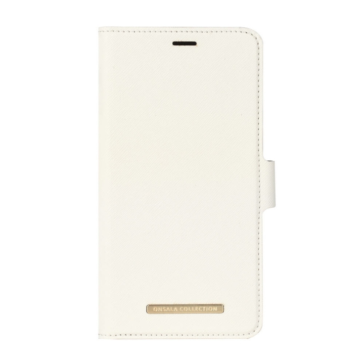 Onsala Mobile Wallet Saffiano White iPhoneXs Max in the group SMARTPHONE & TABLETS / Phone cases / Apple / iPhone XS Max / Wallet Case at TP E-commerce Nordic AB (C12152)