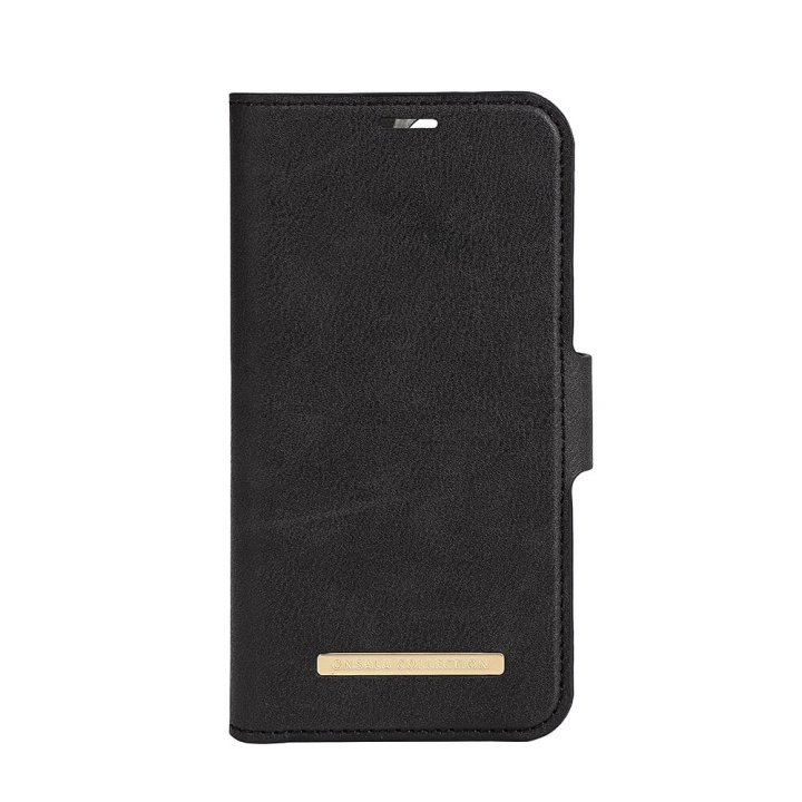 ONSALA Mobile Cover Midnight Black - iPhone 13 Mini in the group SMARTPHONE & TABLETS / Phone cases / Apple / iPhone 13 Mini / Wallet Case at TP E-commerce Nordic AB (C12158)