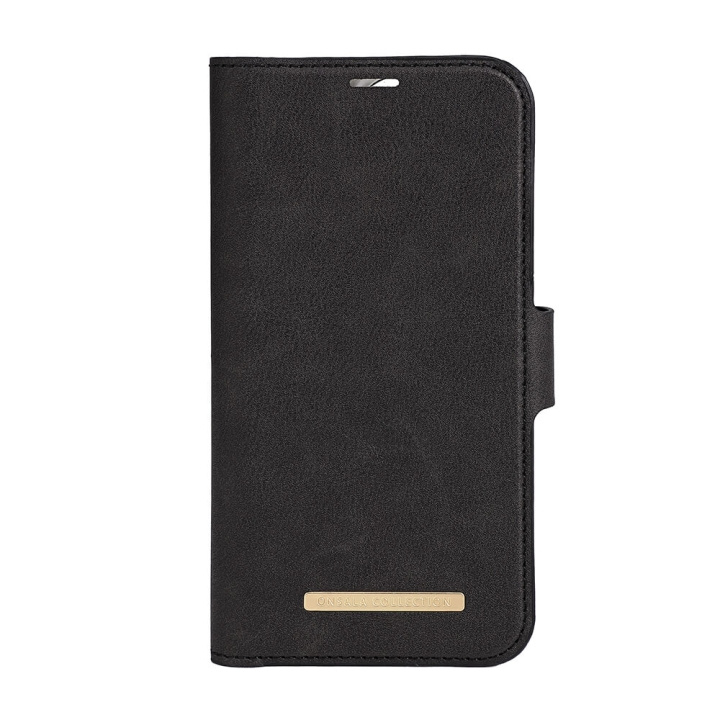 Onsala Mobile Cover Midnight Black iPhone 13 Pro in the group SMARTPHONE & TABLETS / Phone cases / Apple / iPhone 13 Pro / Wallet Case at TP E-commerce Nordic AB (C12159)