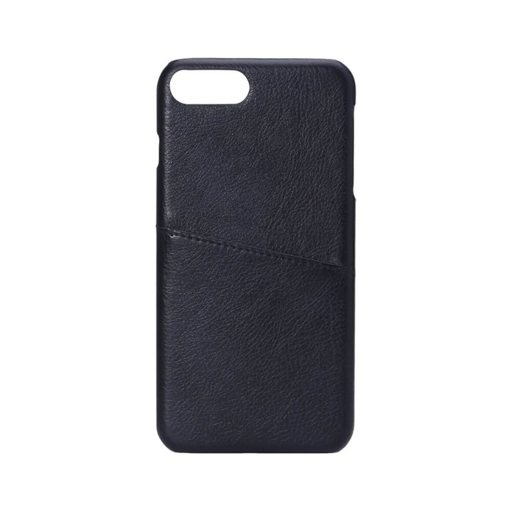 ONSALA Mobilecover Black iPhone 6/7/8 Plus Creditcard Pocket in the group SMARTPHONE & TABLETS / Phone cases / Apple / iPhone 8 Plus / Cases at TP E-commerce Nordic AB (C12162)
