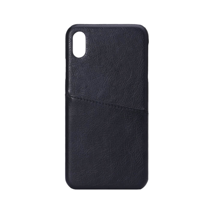 ONSALA Mobilecover Black iPhone X/XS Max Creditcard Pocket in the group SMARTPHONE & TABLETS / Phone cases / Apple / iPhone X/XS / Cases at TP E-commerce Nordic AB (C12166)