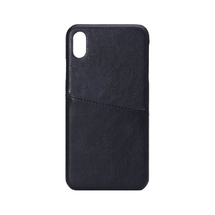 Onsala Mobilecover Black iPhone X/XS Max Creditcard Pocket in the group SMARTPHONE & TABLETS / Phone cases / Apple / iPhone X/XS / Cases at TP E-commerce Nordic AB (C12166)