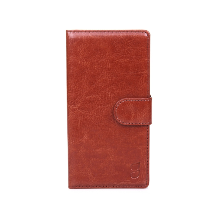 Gear Wallet Case Exclusive Brown - Sony Xperia Z3+ in the group SMARTPHONE & TABLETS / Phone cases / Sony at TP E-commerce Nordic AB (C12324)