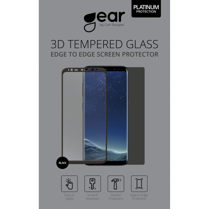Gear Härdat Glas 3D Full Cover Svart Samsung J5 (2017) in the group SMARTPHONE & TABLETS / Phone cases / Samsung at TP E-commerce Nordic AB (C12380)