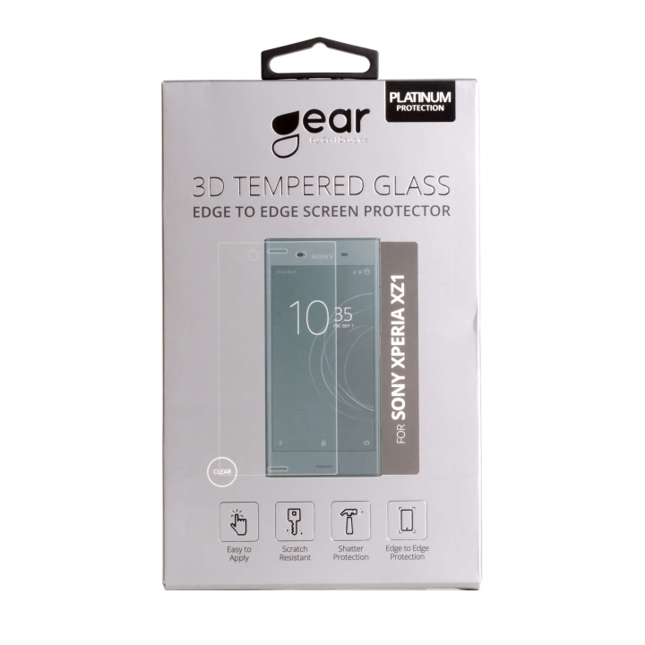 Gear Glass Prot. 3D Sony Xperia XZ1 Edge to Edge Svart in the group SMARTPHONE & TABLETS / Phone cases / Sony at TP E-commerce Nordic AB (C12399)