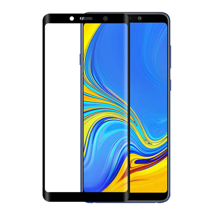 GEAR Glass Prot. 3D Samsung Galaxy A9 Edge to Edge Black in the group SMARTPHONE & TABLETS / Phone cases / Samsung at TP E-commerce Nordic AB (C12403)
