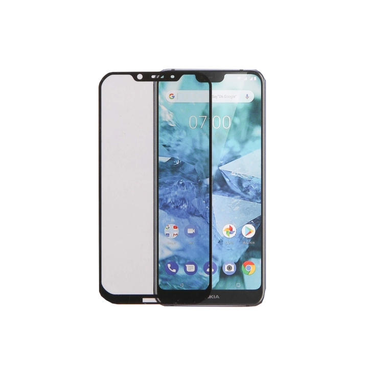 Gear Glass Prot. 2.5D Nokia 7.1 Plus in the group SMARTPHONE & TABLETS / Phone cases / Nokia/Microsoft at TP E-commerce Nordic AB (C12405)