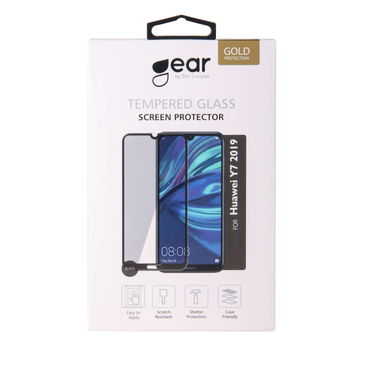 Gear Glass Prot. 3D Huawei Y7 2019 in the group SMARTPHONE & TABLETS / Phone cases / Huawei/Honor at TP E-commerce Nordic AB (C12411)