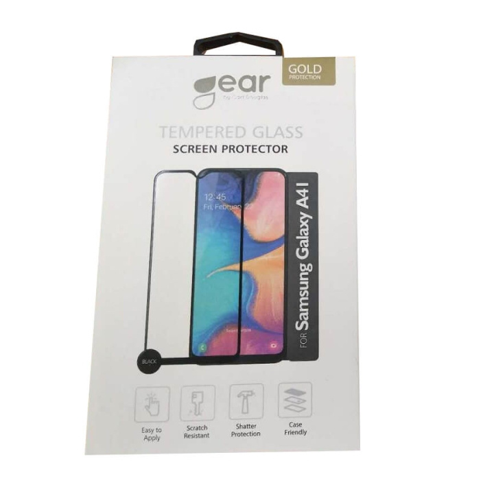 Gear Screen Protector 2.5D Samsung A41 in the group SMARTPHONE & TABLETS / Phone cases / Samsung at TP E-commerce Nordic AB (C12438)
