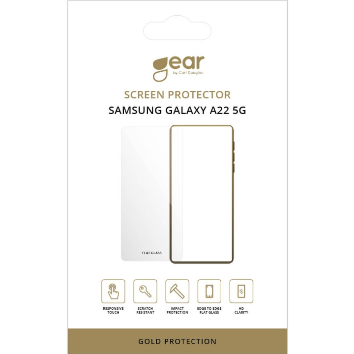 Gear Screen Protector 2.5D Samsung A22 5G in the group SMARTPHONE & TABLETS / Phone cases / Samsung at TP E-commerce Nordic AB (C12450)