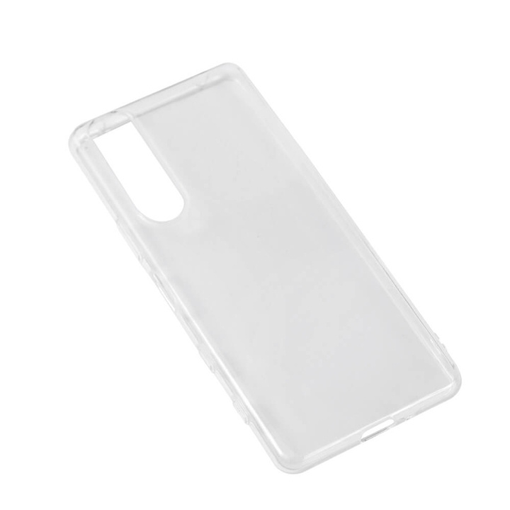 Gear Mobilskal Transparent TPU Xperia 5 III in the group SMARTPHONE & TABLETS / Phone cases / Sony at TP E-commerce Nordic AB (C12570)