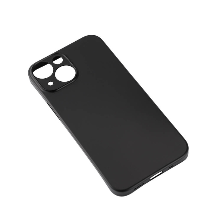 GEAR Phone Case Ultra Slim Black - iPhone 13 Mini in the group SMARTPHONE & TABLETS / Phone cases / Apple / iPhone 13 Mini / Cases at TP E-commerce Nordic AB (C12574)