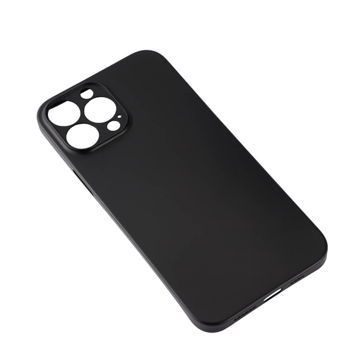 Gear Mobilecover Ultraslim SOLID BLACK iPhone 13 Pro Max in the group SMARTPHONE & TABLETS / Phone cases / Apple / iPhone 13 Pro Max / Cases at TP E-commerce Nordic AB (C12577)
