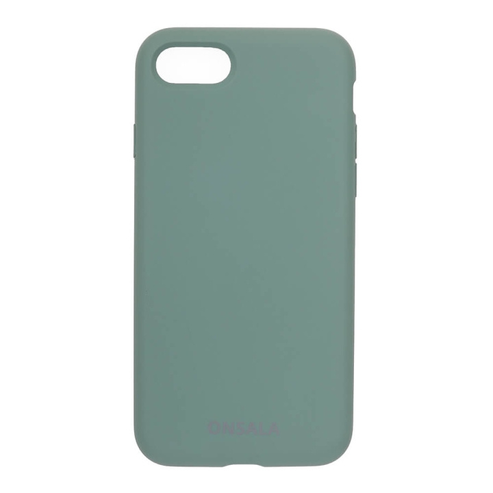 ONSALA Phone Case Silicone Pine Green - iPhone 6/7/8/SE in the group SMARTPHONE & TABLETS / Phone cases / Apple / iPhone 8 / Cases at TP E-commerce Nordic AB (C12588)