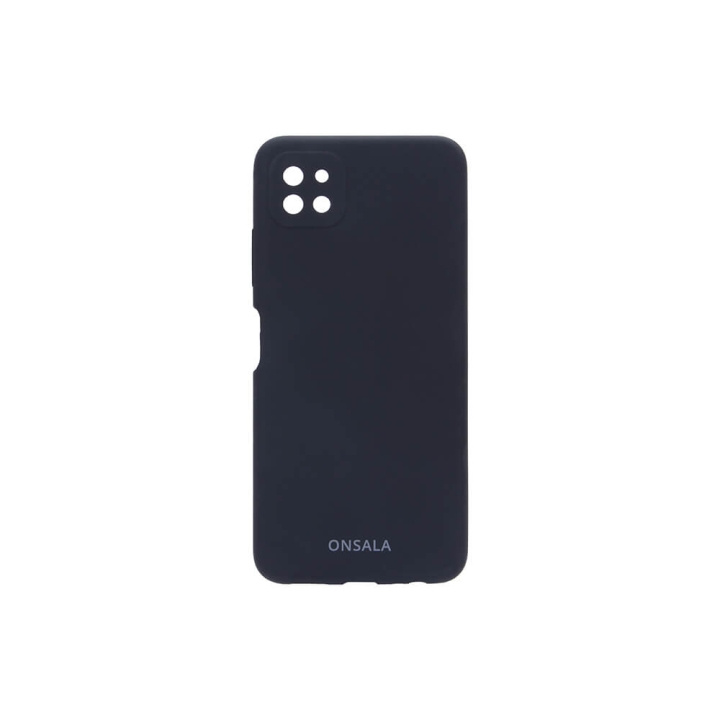 ONSALA Phone Case Silicone Black - Samsung A22 5G in the group SMARTPHONE & TABLETS / Phone cases / Samsung at TP E-commerce Nordic AB (C12589)
