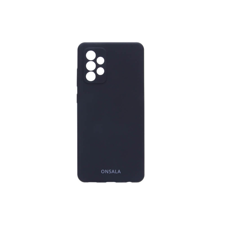 ONSALA Phone Case Silicone Black - Samsung A72 in the group SMARTPHONE & TABLETS / Phone cases / Samsung at TP E-commerce Nordic AB (C12591)