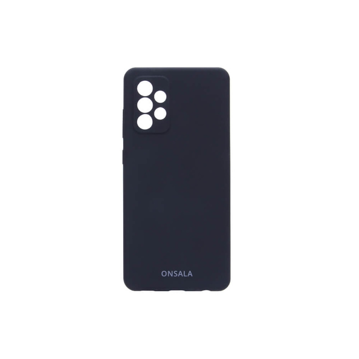 Onsala Phone Case Silicone Black - Samsung A72 in the group SMARTPHONE & TABLETS / Phone cases / Samsung at TP E-commerce Nordic AB (C12591)