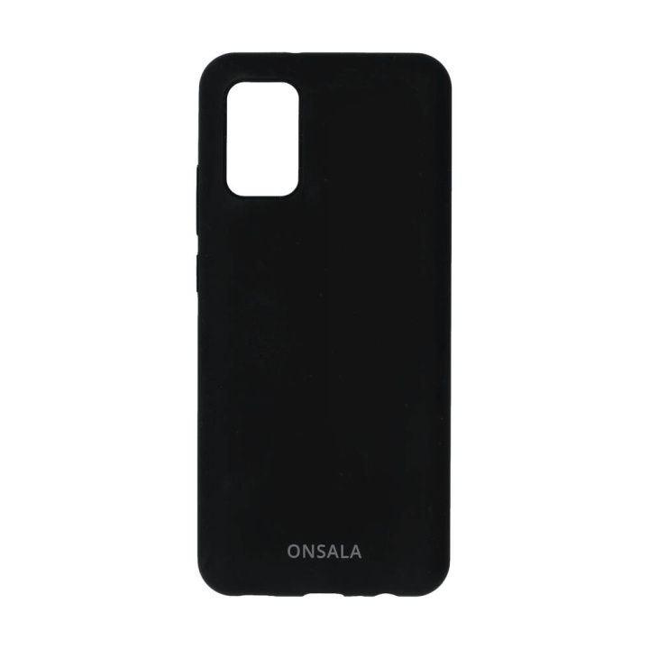 ONSALA Phone Case Silicone Black - Samsung A02s in the group SMARTPHONE & TABLETS / Phone cases / Samsung at TP E-commerce Nordic AB (C12592)