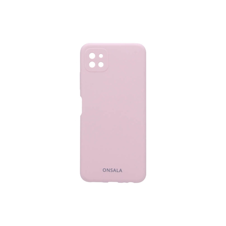 ONSALA Phone Case Silicone Sand Pink - Samsung A22 5G in the group SMARTPHONE & TABLETS / Phone cases / Samsung at TP E-commerce Nordic AB (C12594)