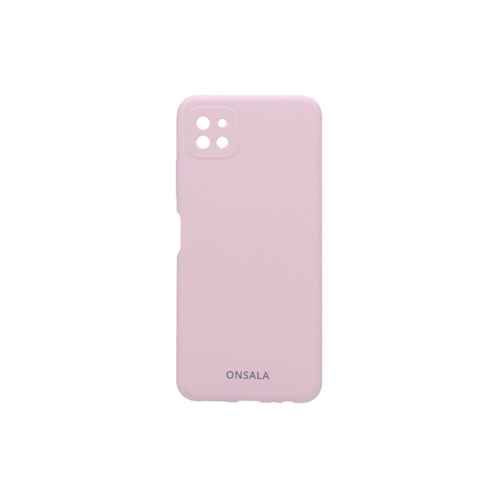 Onsala Phone Case Silicone Sand Pink - Samsung A22 5G in the group SMARTPHONE & TABLETS / Phone cases / Samsung at TP E-commerce Nordic AB (C12594)