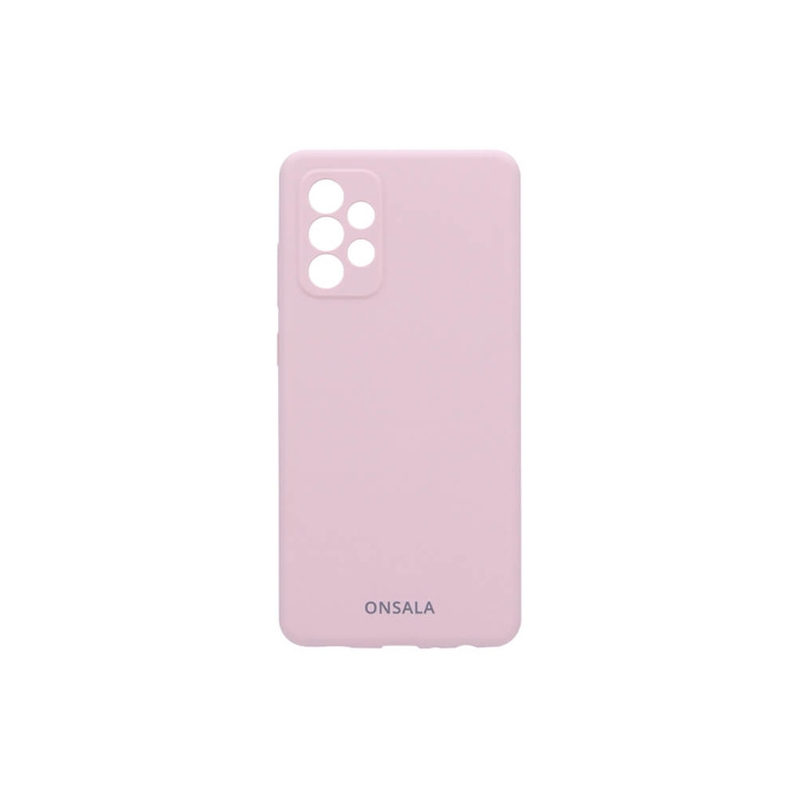 ONSALA Phone Case Silicone Sand Pink - Samsung A72 in the group SMARTPHONE & TABLETS / Phone cases / Samsung at TP E-commerce Nordic AB (C12596)