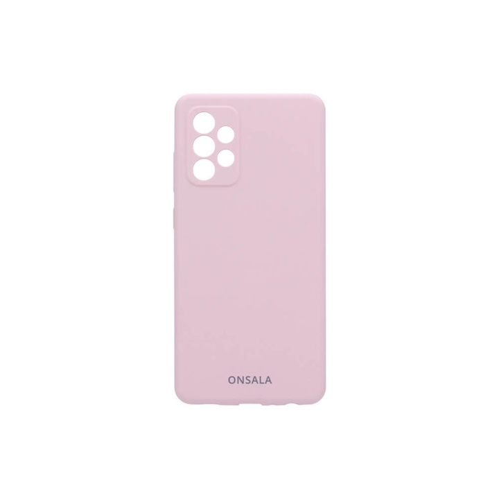 Onsala Phone Case Silicone Sand Pink - Samsung A72 in the group SMARTPHONE & TABLETS / Phone cases / Samsung at TP E-commerce Nordic AB (C12596)