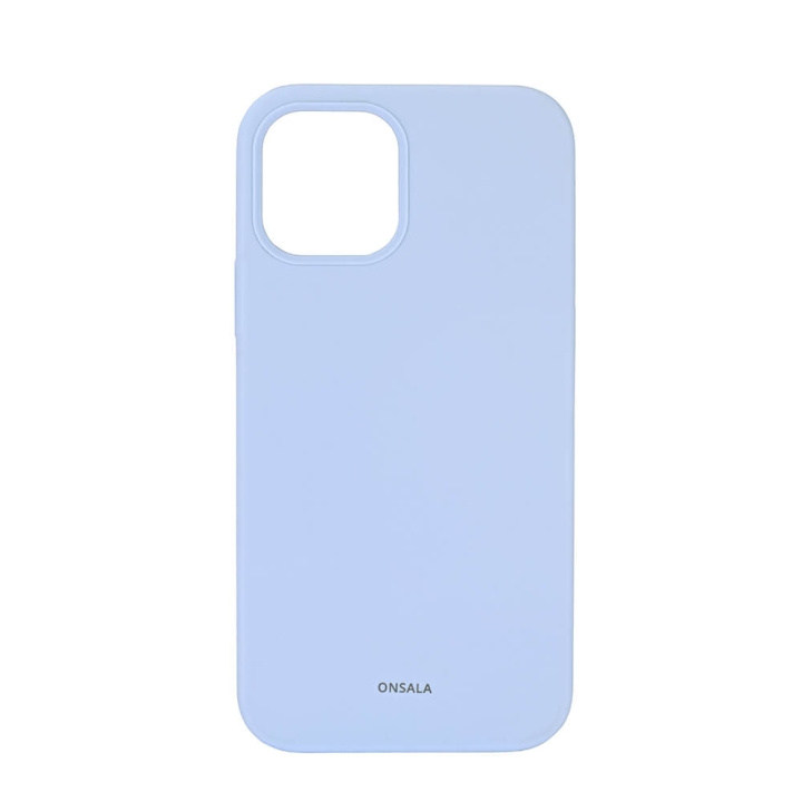 ONSALA Phone Case Silicone Light Blue - iPhone 12 / 12 Pro in the group SMARTPHONE & TABLETS / Phone cases / Apple / iPhone 12 / Cases at TP E-commerce Nordic AB (C12600)