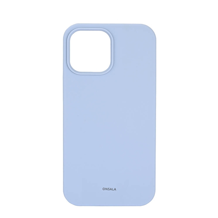 ONSALA Phone Case Silicone Light Blue - iPhone 13 Pro Max in the group SMARTPHONE & TABLETS / Phone cases / Apple / iPhone 13 Pro Max / Cases at TP E-commerce Nordic AB (C12608)