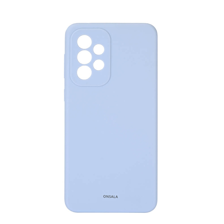ONSALA Phone Case Silicone Light Blue - Samsung A33 in the group SMARTPHONE & TABLETS / Phone cases / Samsung at TP E-commerce Nordic AB (C12612)