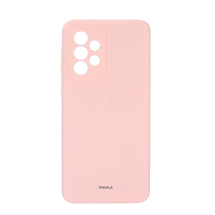 ONSALA Phone Case Silicone Chalk Pink - Samsung A33 in the group SMARTPHONE & TABLETS / Phone cases / Samsung at TP E-commerce Nordic AB (C12613)
