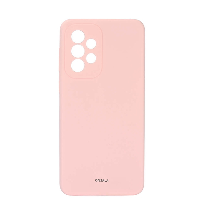 Onsala Mobilecover Silicone Chalk Pink Samsung A33 5G in the group SMARTPHONE & TABLETS / Phone cases / Samsung at TP E-commerce Nordic AB (C12613)
