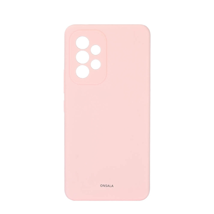 Onsala Mobilecover Silicone Chalk Pink Samsung A53 5G in the group SMARTPHONE & TABLETS / Phone cases / Samsung at TP E-commerce Nordic AB (C12615)