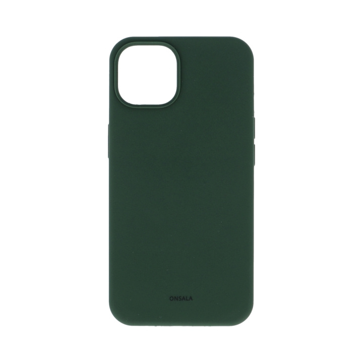 Onsala Mobilecover Silicone iPhone 13 Olive Green in the group SMARTPHONE & TABLETS / Phone cases / Apple / iPhone 13 / Cases at TP E-commerce Nordic AB (C12619)