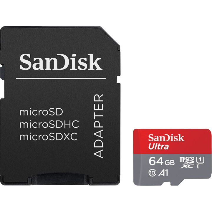 SanDisk MicroSDXC Mobile Ultra 64GB 140MB/s UHS-I Adapt in the group HOME ELECTRONICS / Storage media / Memory cards / MicroSD/HC/XC at TP E-commerce Nordic AB (C12627)