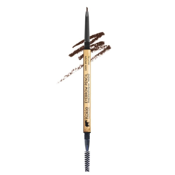 Kokie Micro-Fine Eyebrow Pencil Dark Brown in the group BEAUTY & HEALTH / Makeup / Eyes & Eyebrows / Brow pencils at TP E-commerce Nordic AB (C12869)
