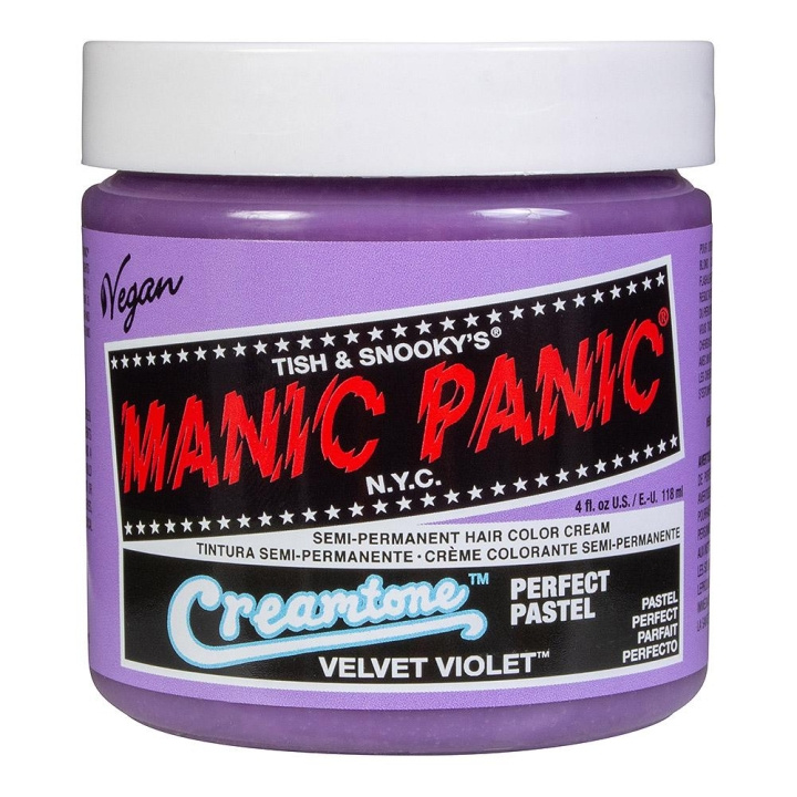 Manic Panic Classic Cream Pastel Velvet Violet in the group BEAUTY & HEALTH / Hair & Styling / Hair care / Hair Dye / Hair Dye & Color bombs at TP E-commerce Nordic AB (C12910)