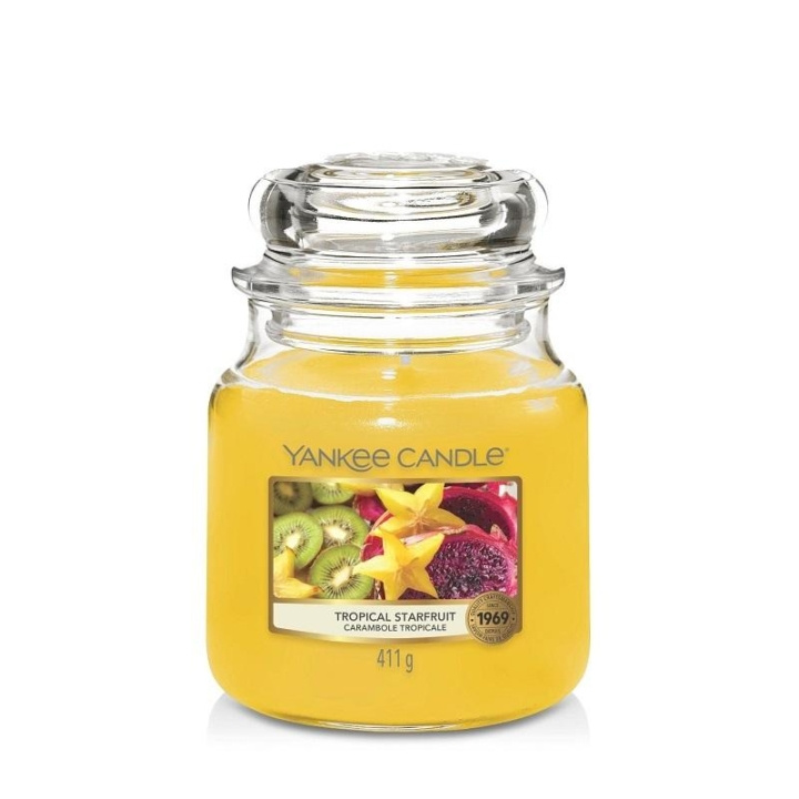 Yankee Candle Classic Medium Jar Tropical Starfruit 411g in the group BEAUTY & HEALTH / Fragrance & Perfume / Other fragrances / Scented candles at TP E-commerce Nordic AB (C12948)