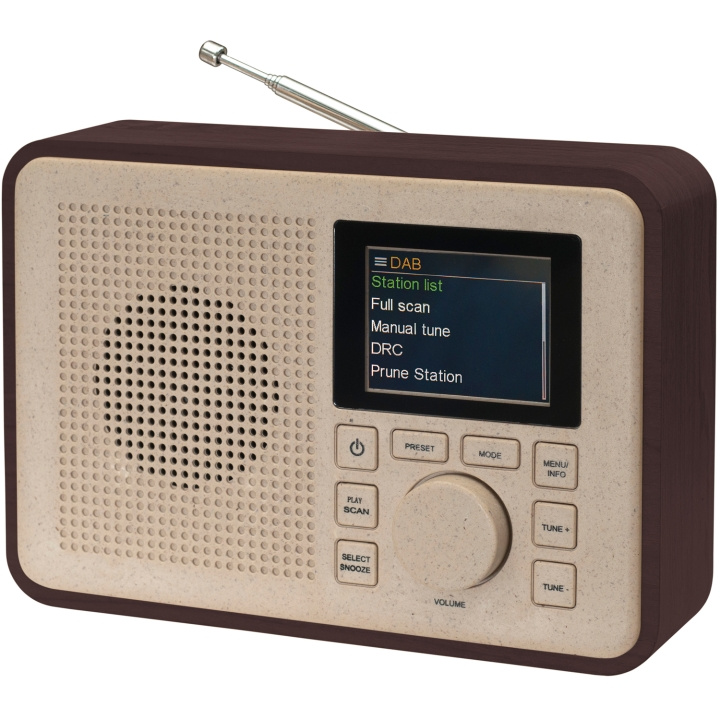 Denver DAB+&FM-Radio Partly Made of Bioplastic in the group HOME ELECTRONICS / Audio & Picture / Home cinema, Hifi & Portable / Radio & Alarm clocks / Radio at TP E-commerce Nordic AB (C12979)