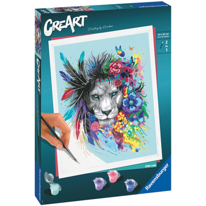 Ravensburger CreArt Boho Lion in the group TOYS, KIDS & BABY PRODUCTS / Toys / Crafts at TP E-commerce Nordic AB (C13038)