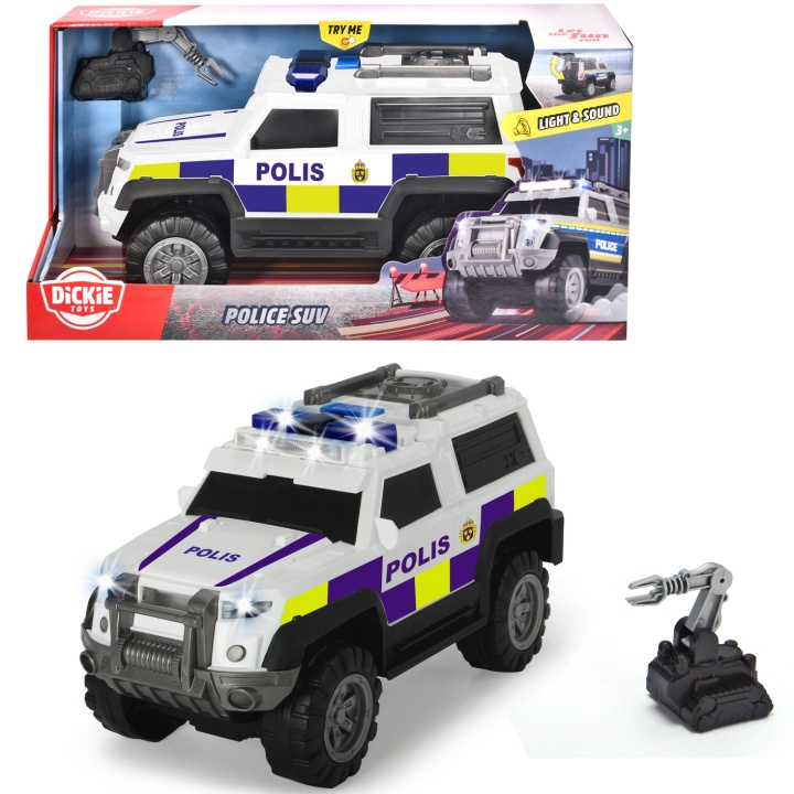 Dickie Police SUV - SE in the group TOYS, KIDS & BABY PRODUCTS / Toys / Toy cars at TP E-commerce Nordic AB (C13062)