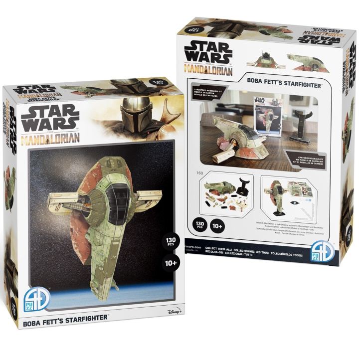 Star Wars Boba Fett\'s Starfighter 3D Pussel 130 pcs in the group Sport, leisure & Hobby / Hobby / Puzzle at TP E-commerce Nordic AB (C13110)