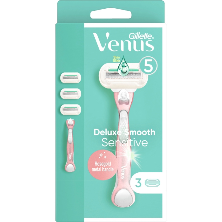 Gillette Venus Rakhyvel Deluxe Smooth Sensiti in the group BEAUTY & HEALTH / Hair & Styling / Shaving & Trimming / Razors & Accessories at TP E-commerce Nordic AB (C13127)