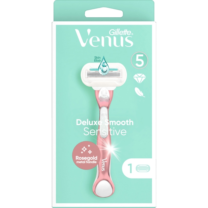 Gillette Venus Deluxe Smooth Sensitive Razor 1UP in the group BEAUTY & HEALTH / Hair & Styling / Shaving & Trimming / Razors & Accessories at TP E-commerce Nordic AB (C13138)
