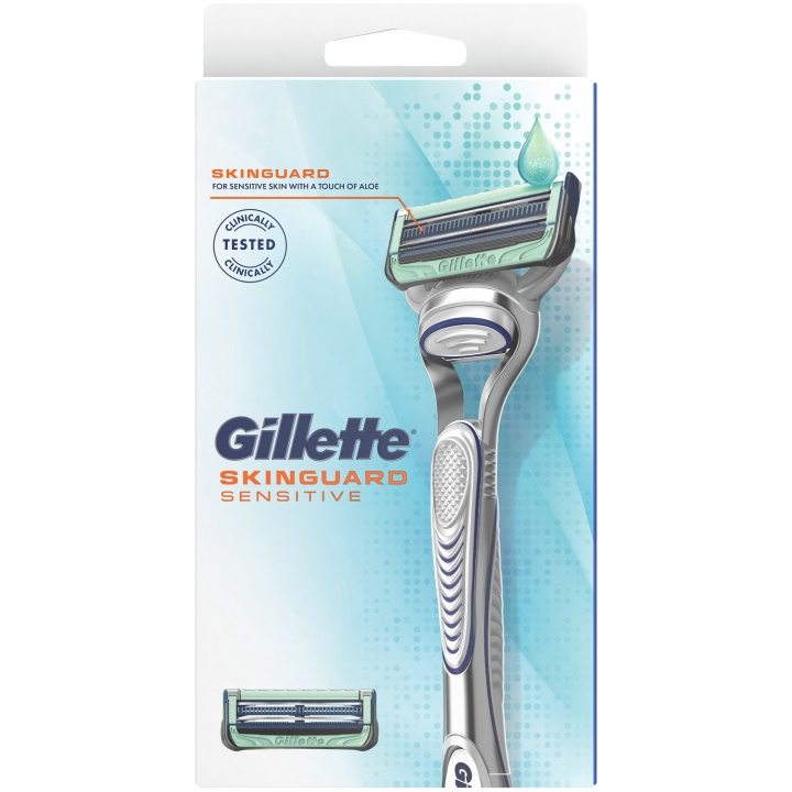 Gillette Rakhyvel Skinguard Sensitive 2st rakblad in the group BEAUTY & HEALTH / Hair & Styling / Shaving & Trimming / Razors & Accessories at TP E-commerce Nordic AB (C13152)