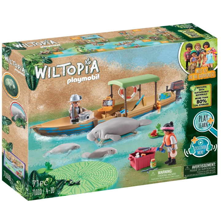 Playmobil Wiltopia - Boat Trip to the Manatees in the group TOYS, KIDS & BABY PRODUCTS / Toys / Playmobil at TP E-commerce Nordic AB (C13181)