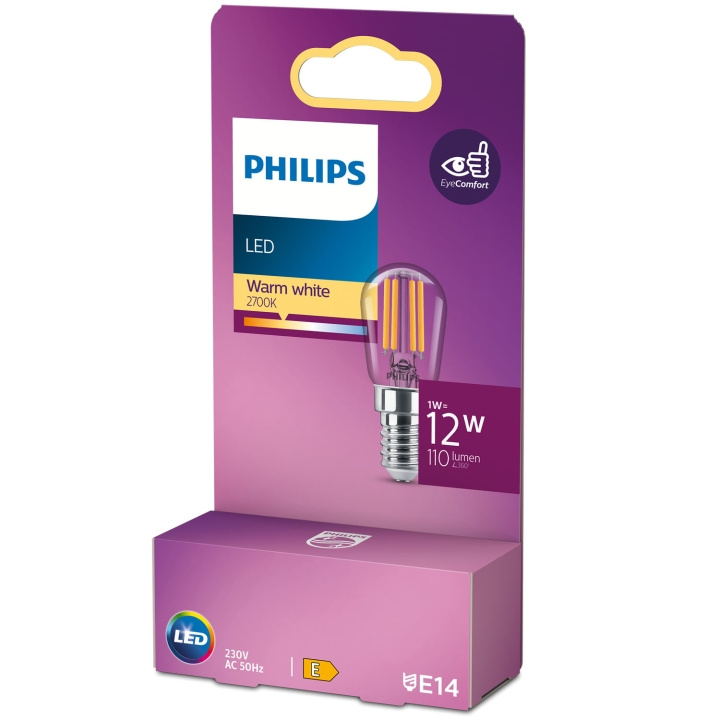 Philips LED E14 T25S 12W Klar 110lm in the group HOME ELECTRONICS / Lighting / LED lamps at TP E-commerce Nordic AB (C13218)