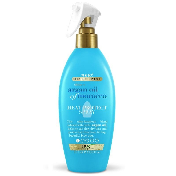OGX Argan Extra Strength Heat Protection Spray 177ml in the group BEAUTY & HEALTH / Hair & Styling / Hair care / Heat protectant at TP E-commerce Nordic AB (C13284)