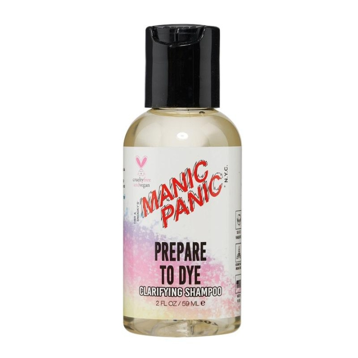 Manic Panic Mini Prepare To Dye Clarifying Shampoo 59ml in the group BEAUTY & HEALTH / Hair & Styling / Hair care / Schampoo at TP E-commerce Nordic AB (C13298)