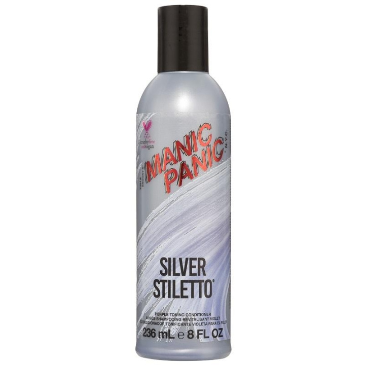 Manic Panic Silver Stiletto Conditioner 236ml in the group BEAUTY & HEALTH / Hair & Styling / Hair care / Hair Dye / Silver Conditioner at TP E-commerce Nordic AB (C13304)