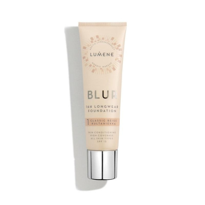Lumene Blur 16h Longwear Foundation Spf15 Classic Beige 30ml in the group BEAUTY & HEALTH / Makeup / Facial makeup / Foundation at TP E-commerce Nordic AB (C13487)